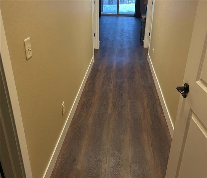 dry floor hallway